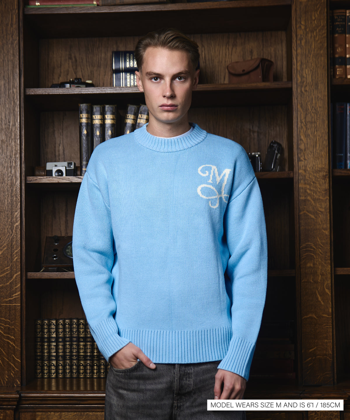Signature M Sweater - Blue