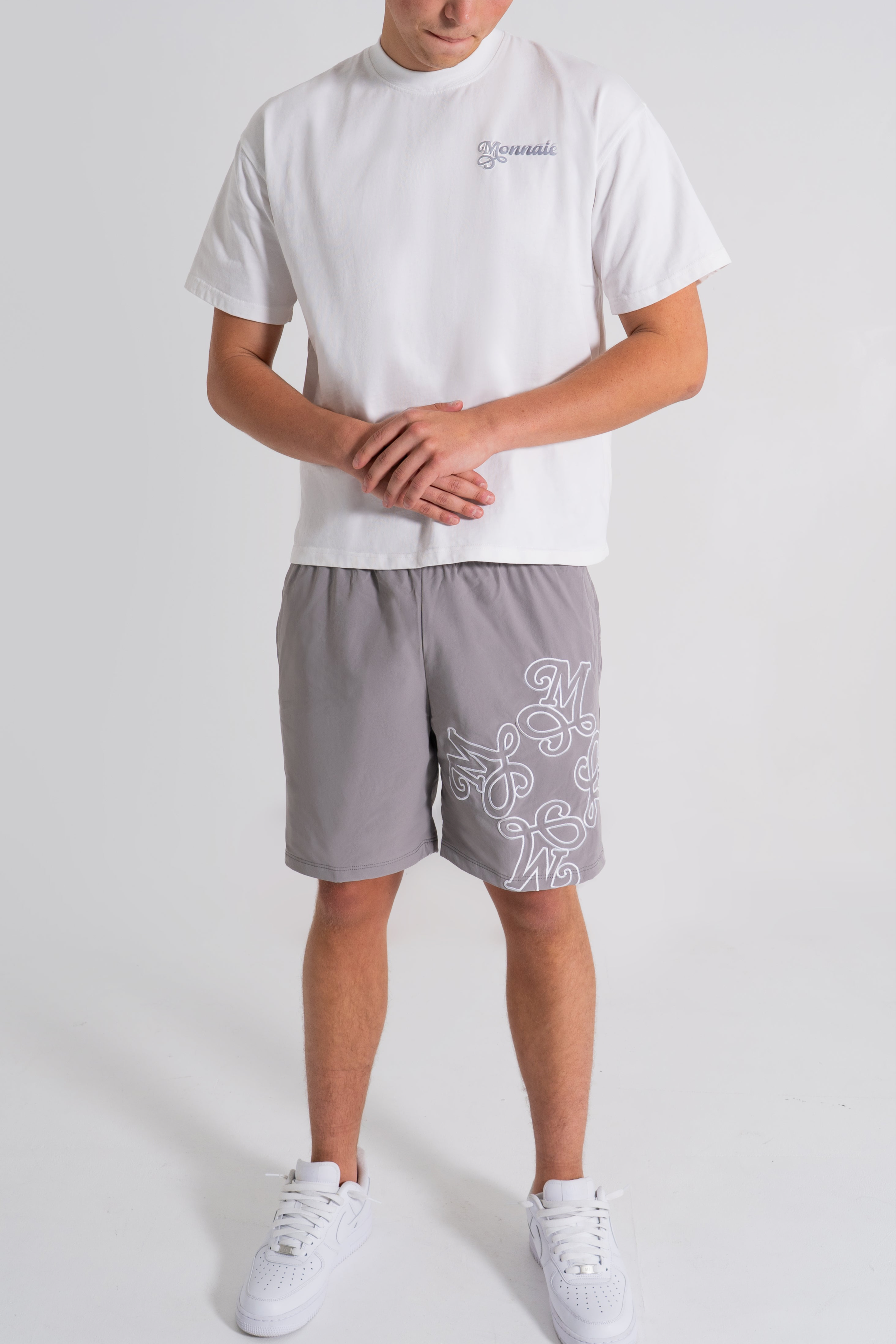 Signature Logo Shorts - Grey