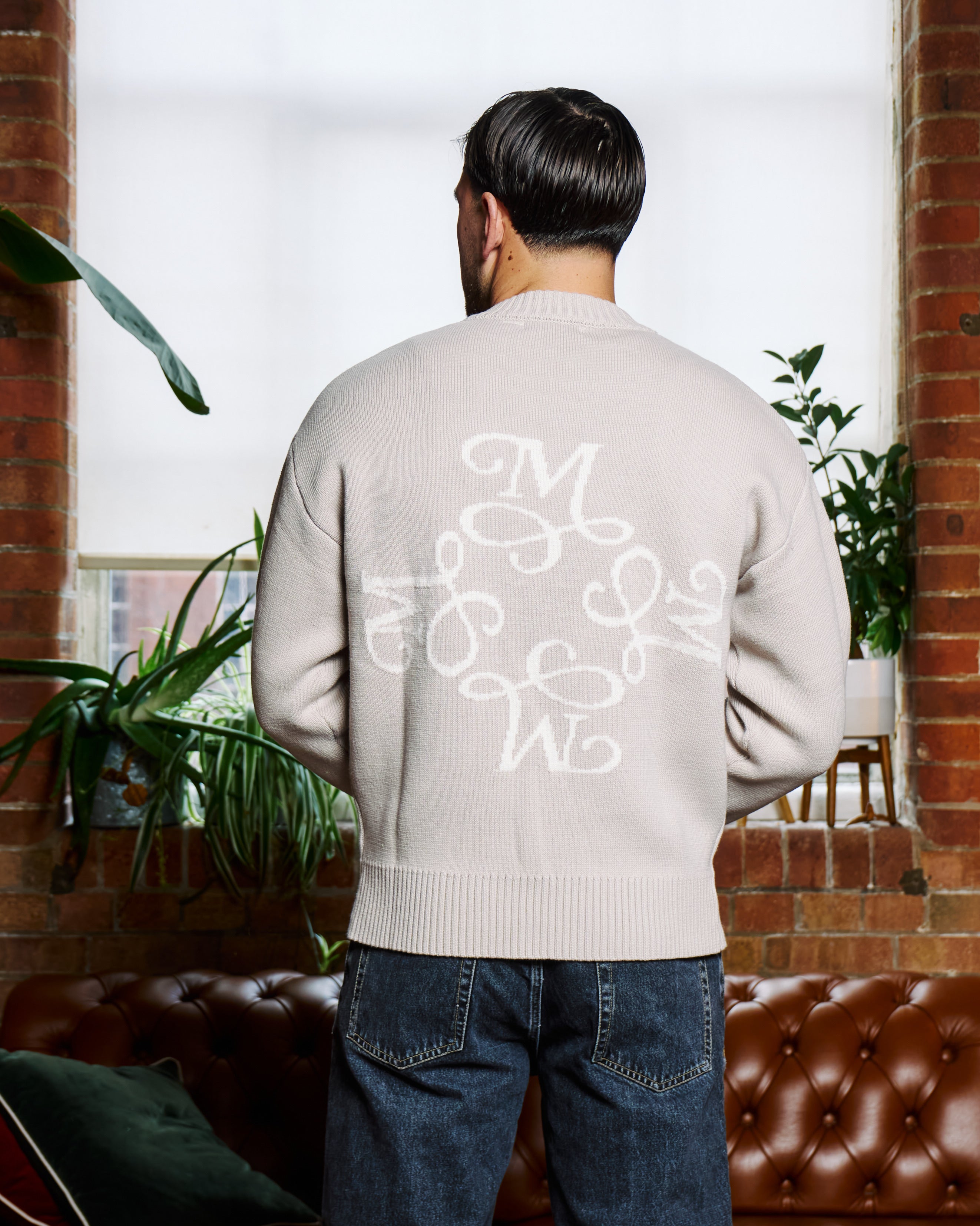 Signature M Sweater - Stone