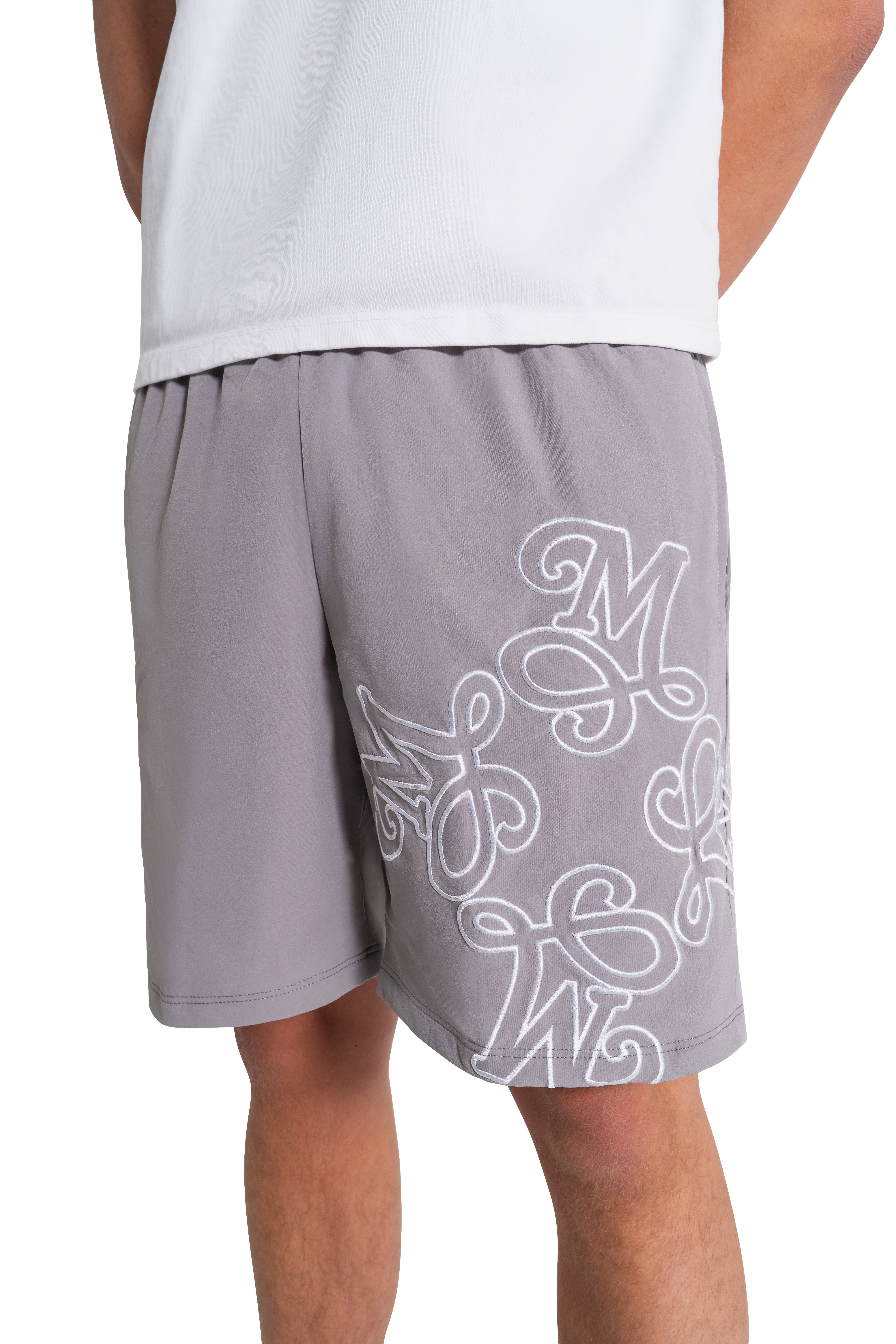 Signature Logo Shorts - Grey