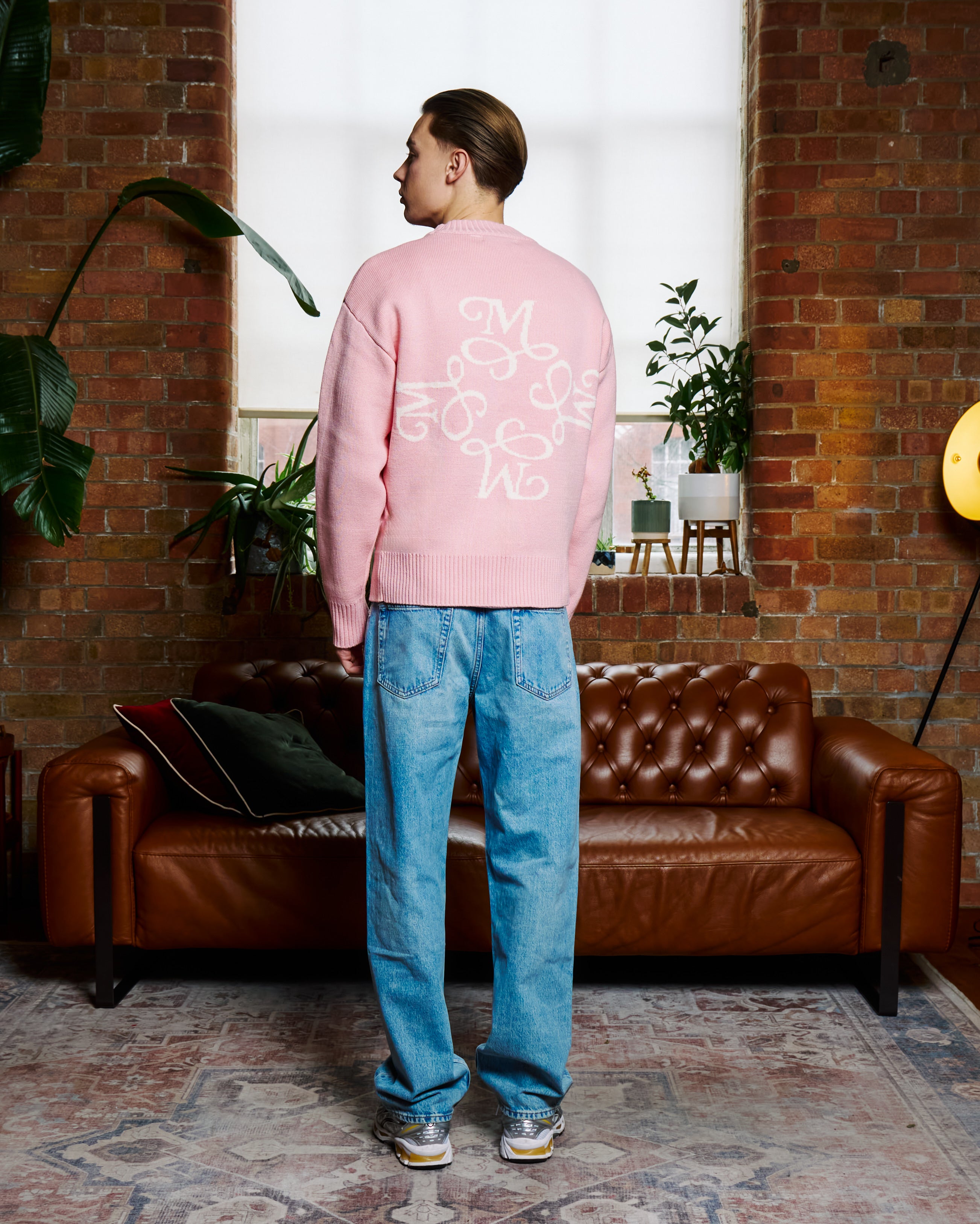 Signature M Sweater - Pink