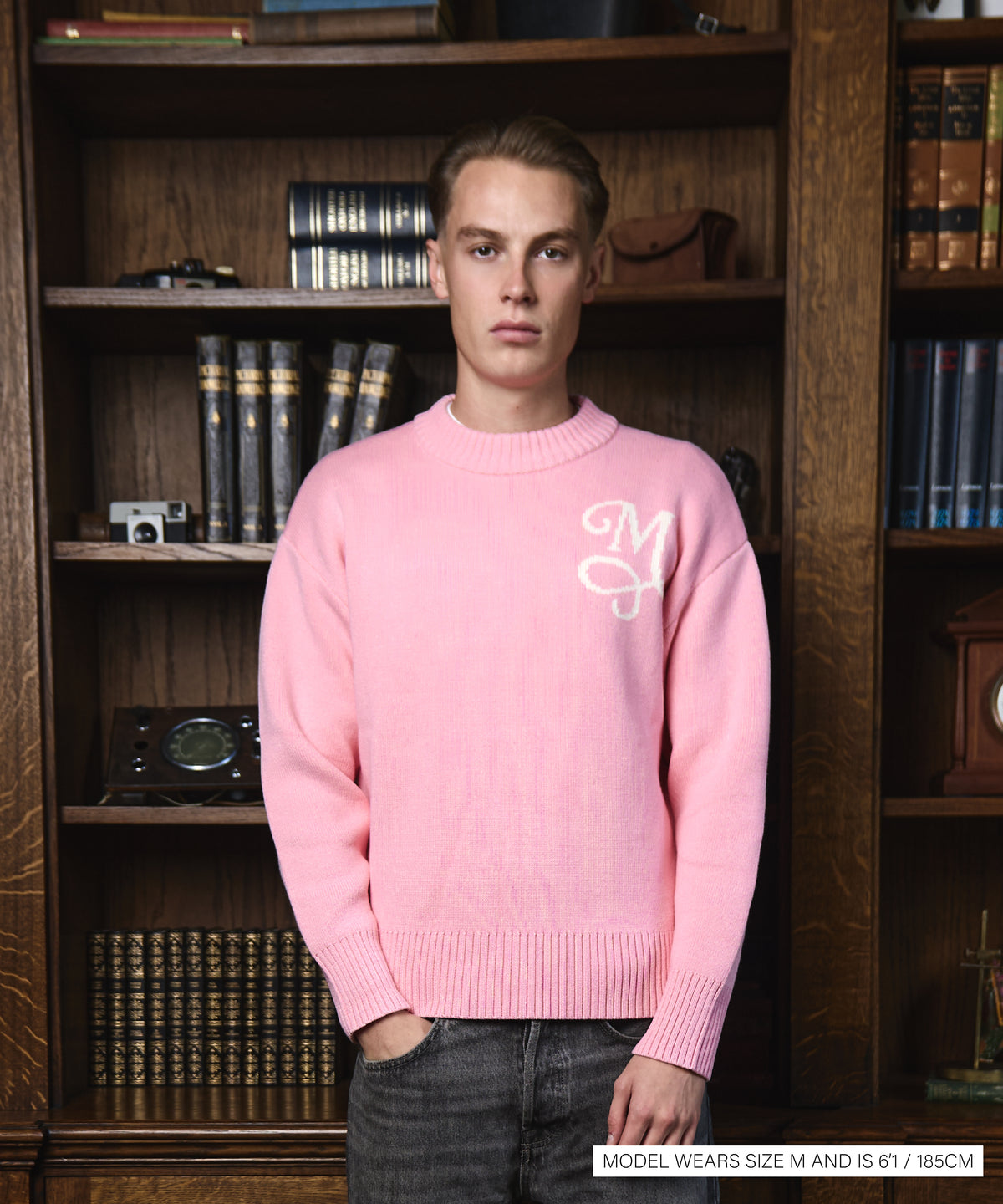 Signature M Sweater - Pink