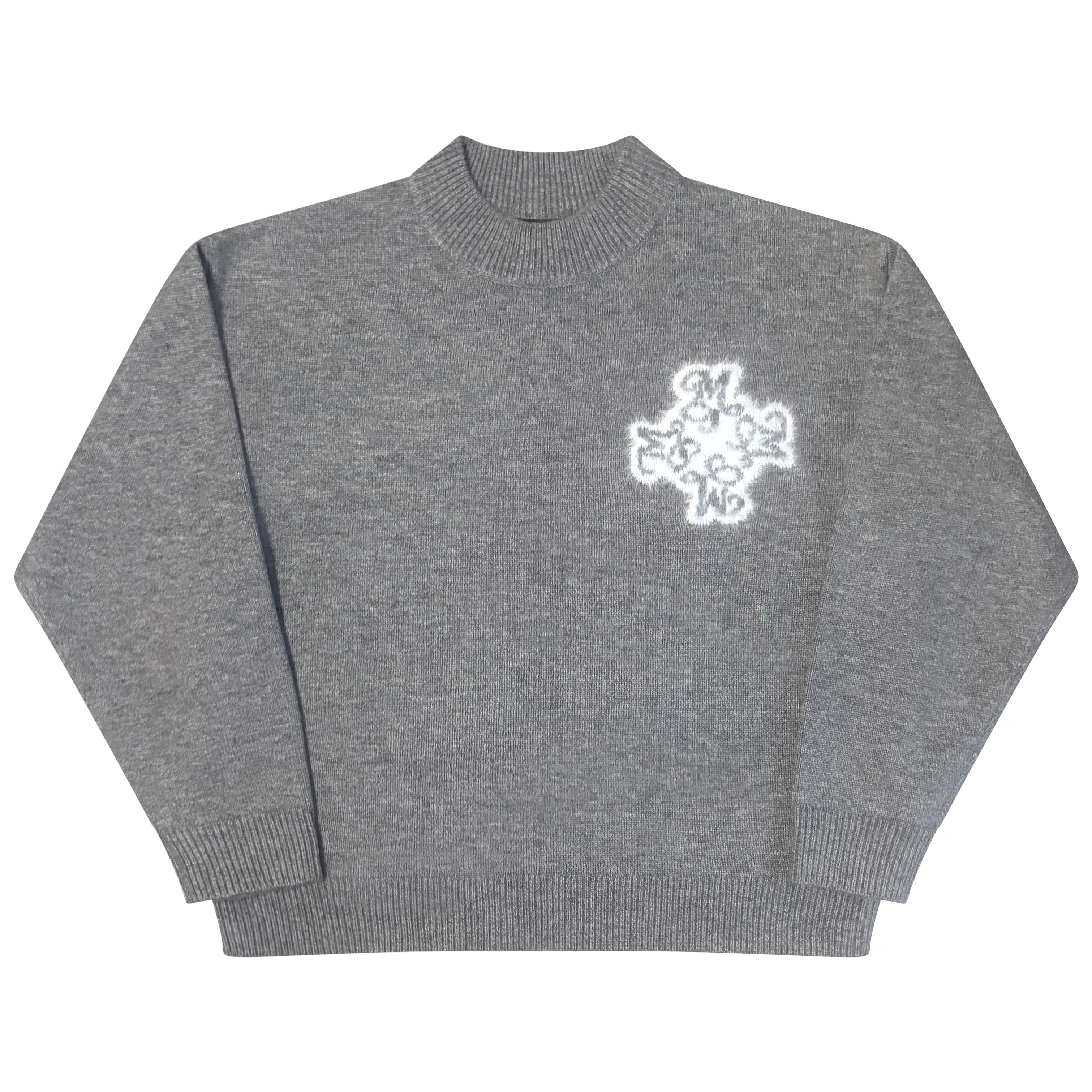 Essential 4M Knitted Sweater - Dove Grey