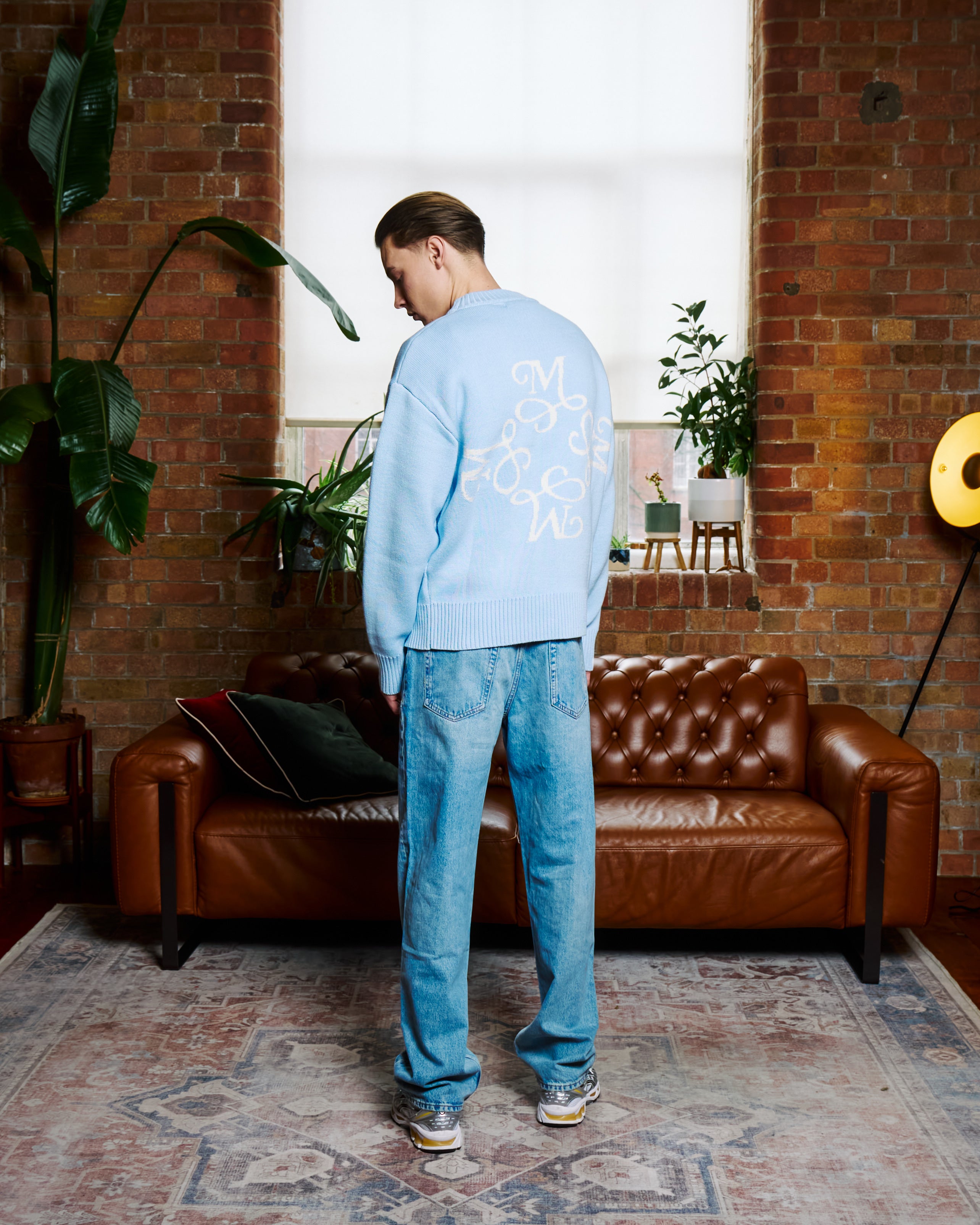 Signature M Sweater - Blue