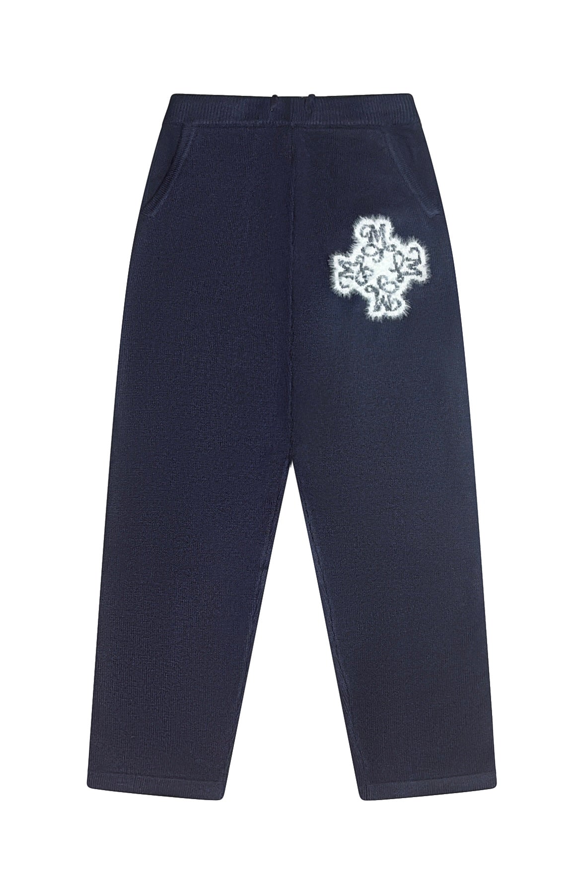 Essential 4M Knitted Joggers - Navy