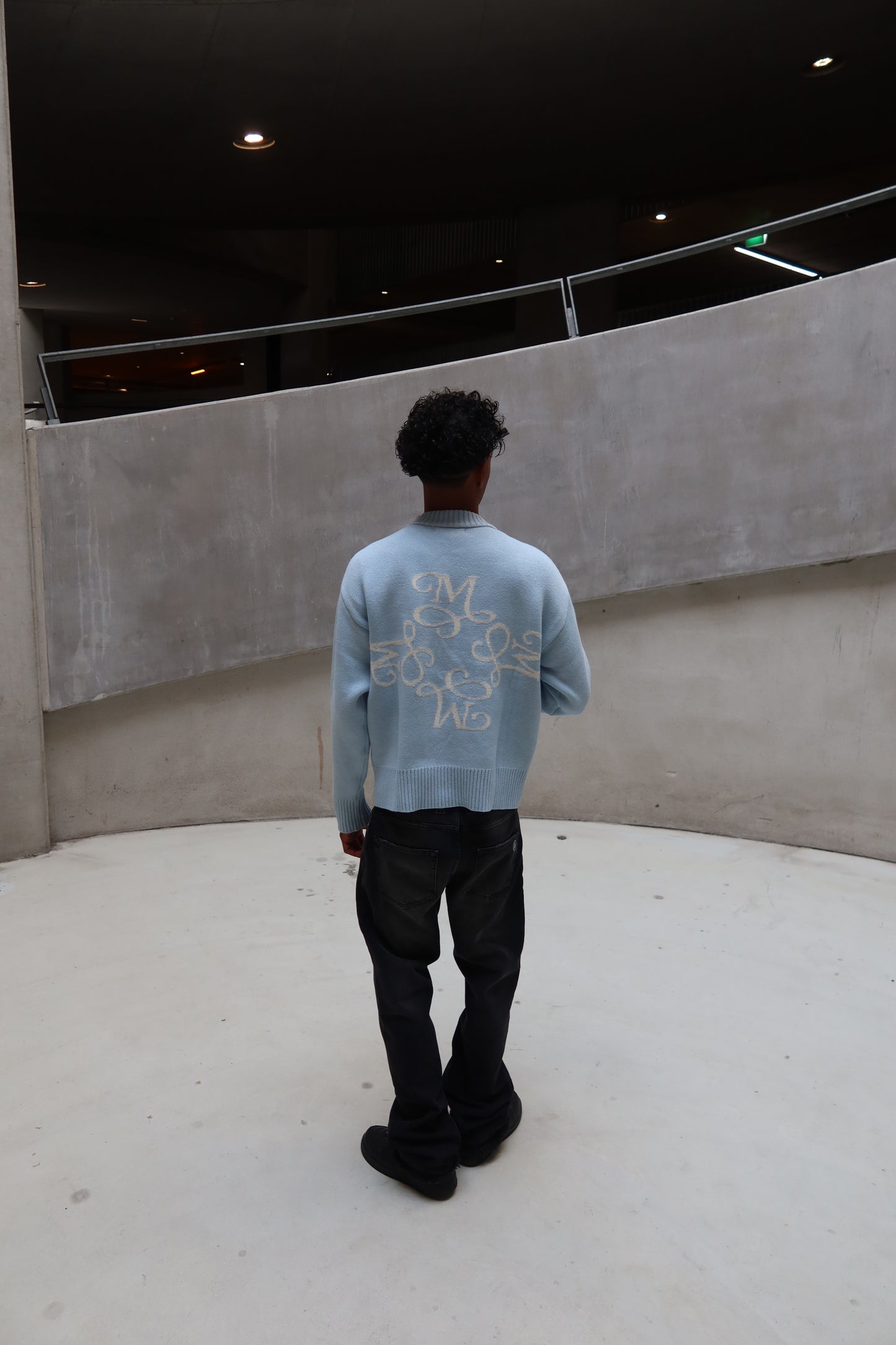Signature M Sweater - Blue