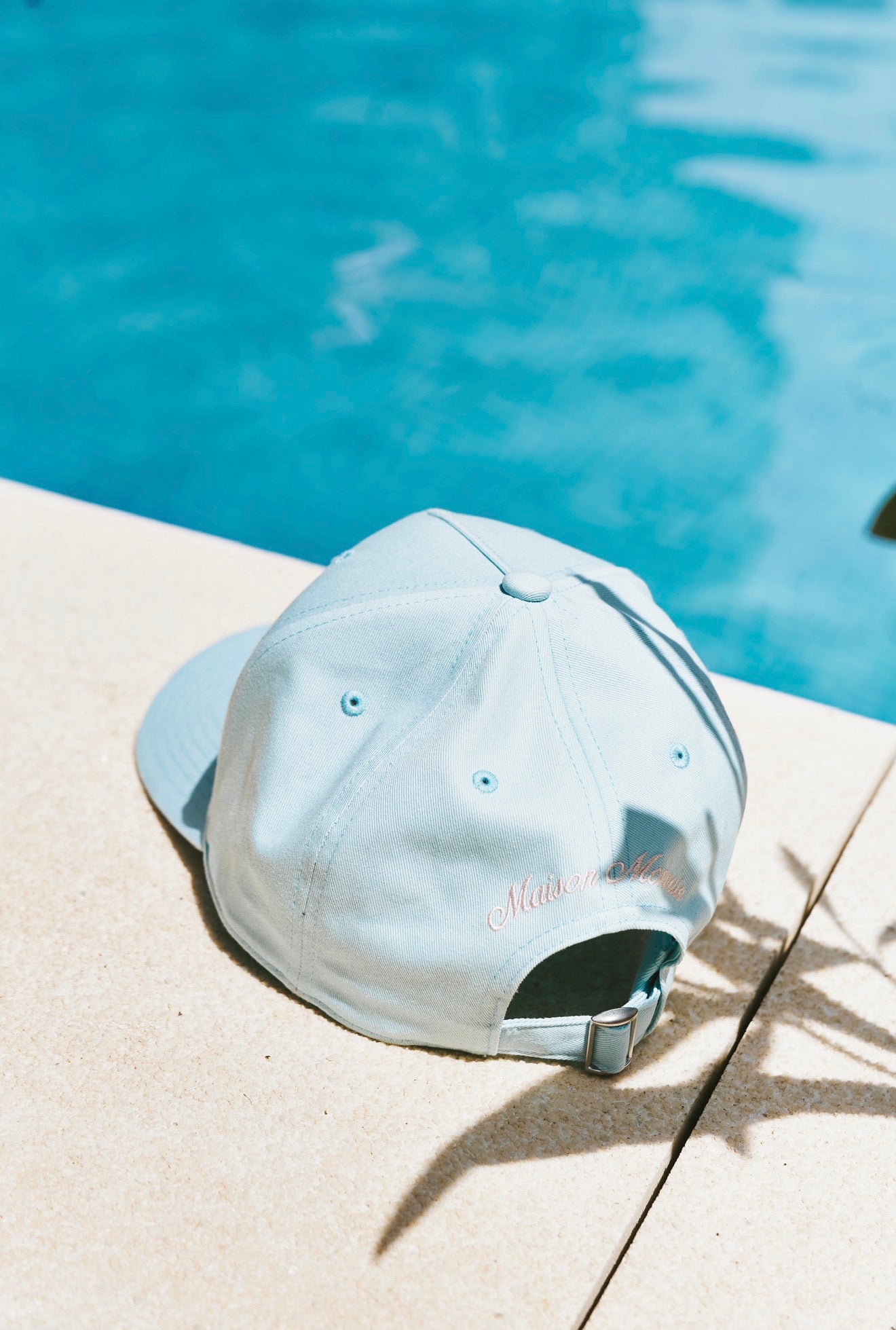Signature Two-Tone Canvas Cap - Light Blue & Pink