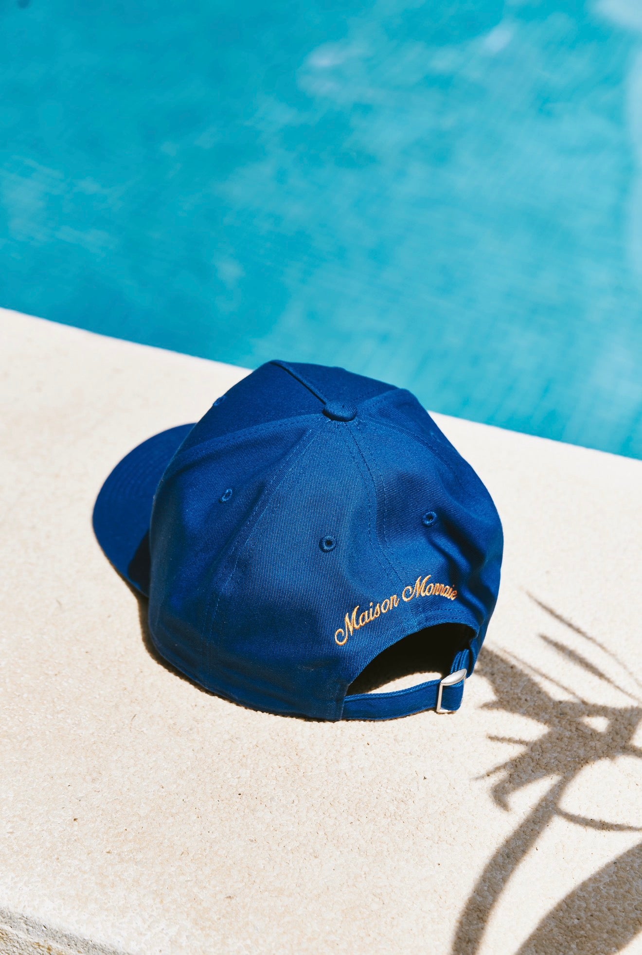 Signature Two-Tone Canvas Cap - Royal Blue & Orange