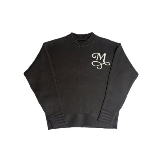 Signature M sweater - Charcoal