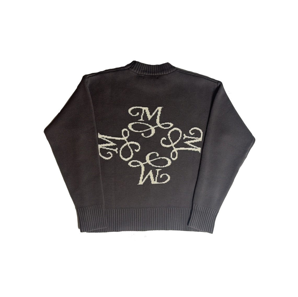 Signature M sweater - Charcoal