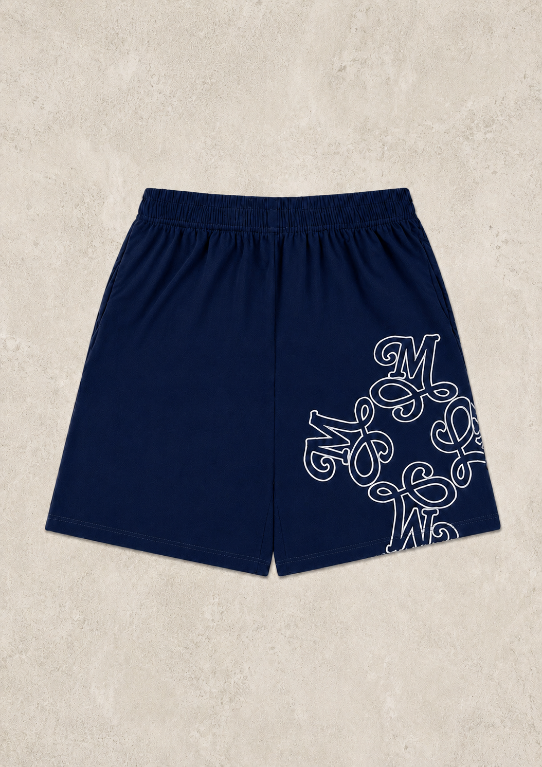Signature Logo Shorts - Navy Blue