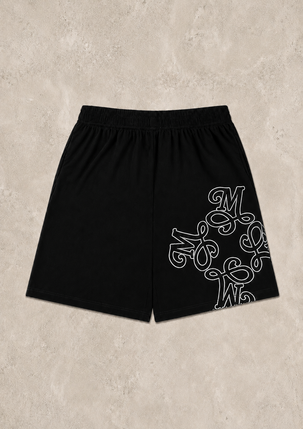 Signature Logo Shorts - Black