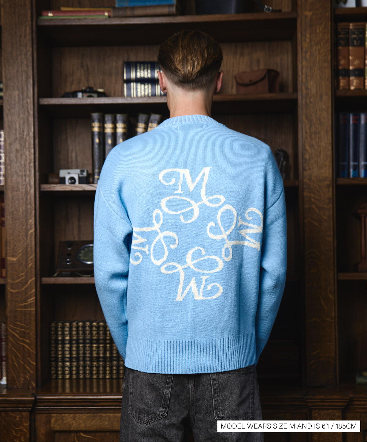 Signature M Sweater - Blue