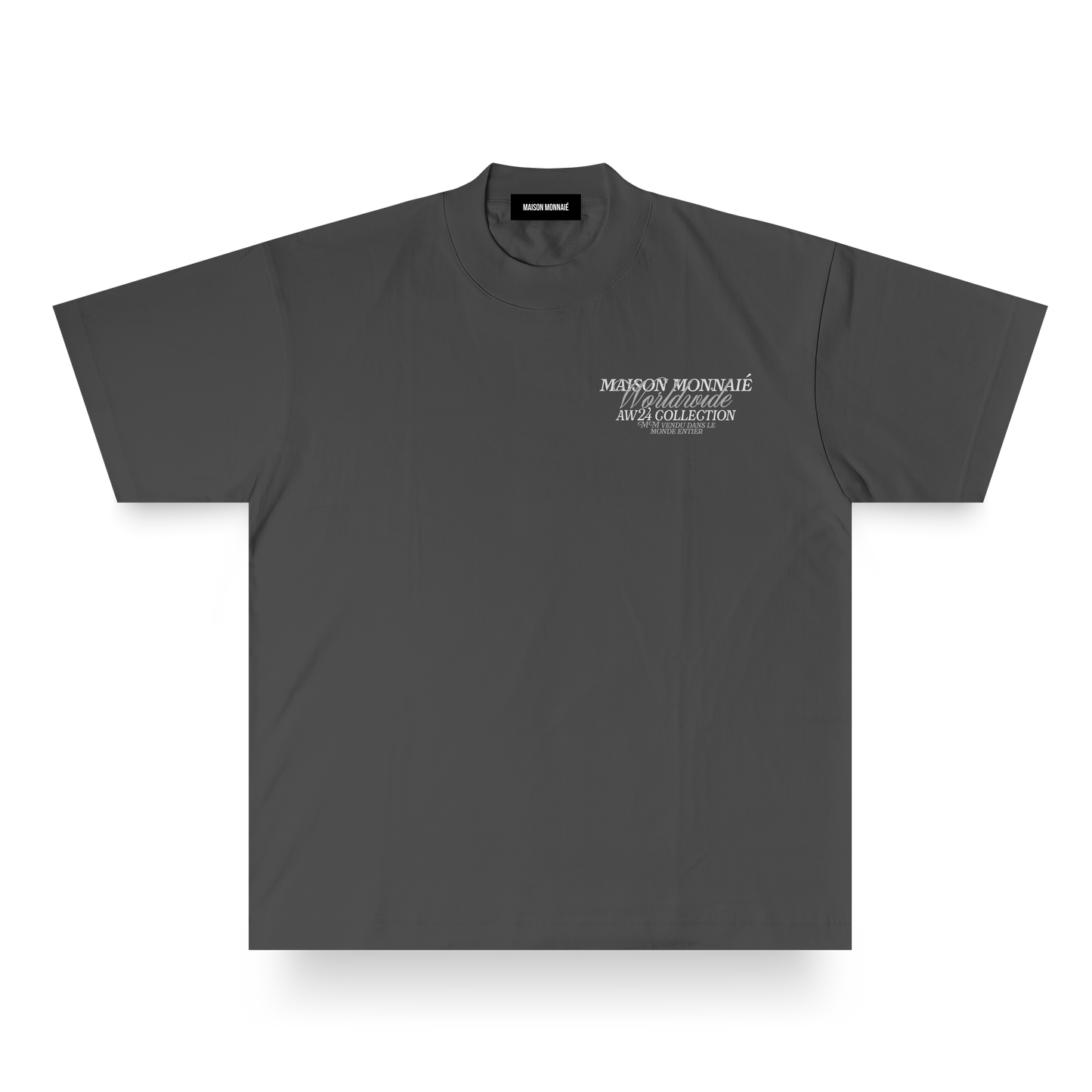 Worldwide T-shirt CHARCOAL