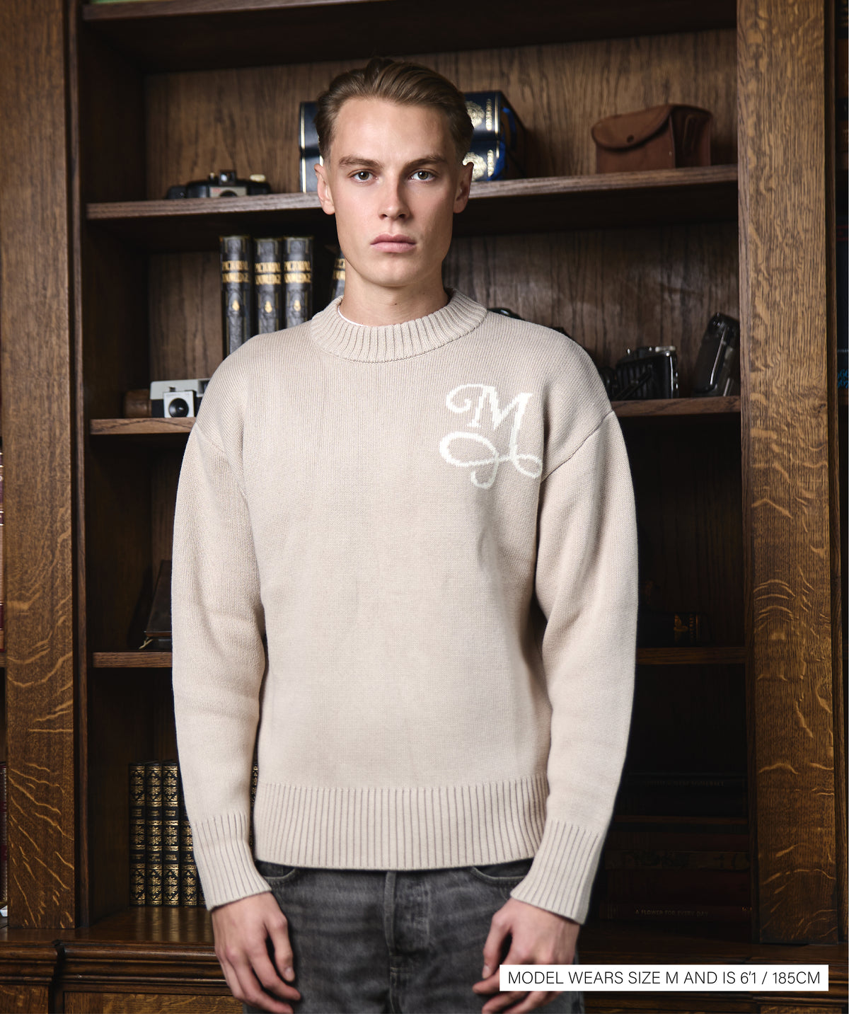Signature M Sweater - Stone