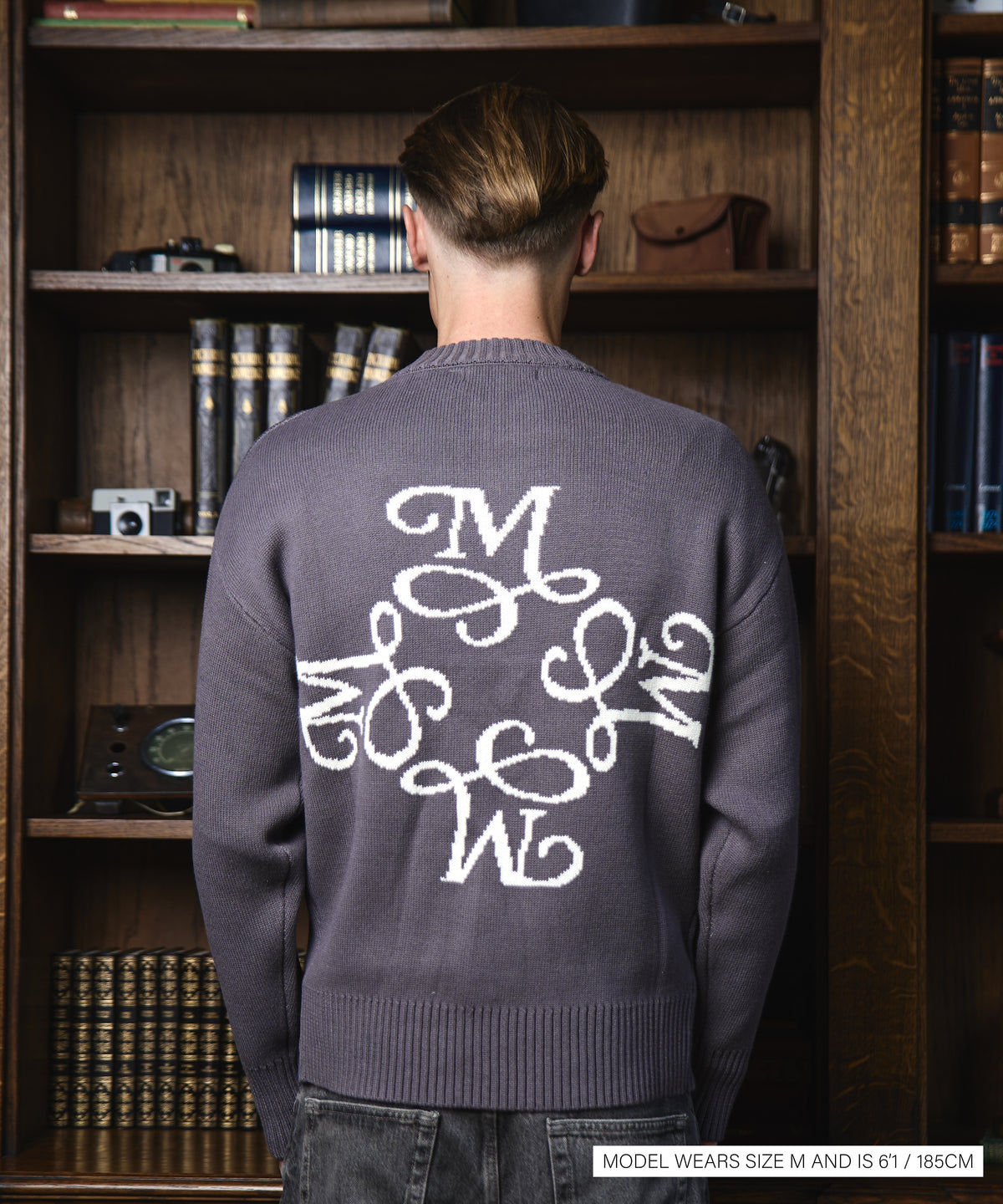 Signature M sweater - Charcoal