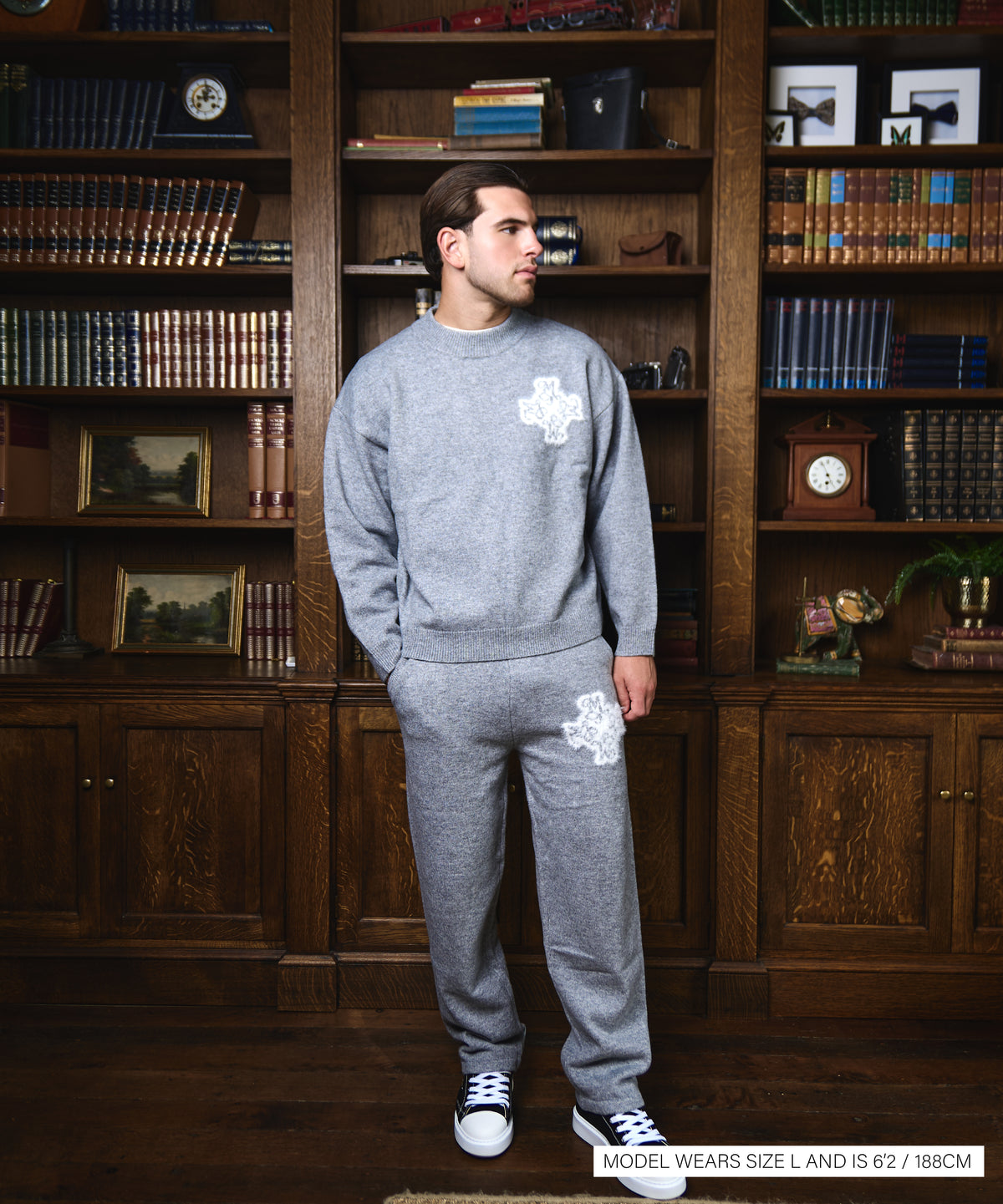 Essential 4M Knitted Sweater - Dove Grey